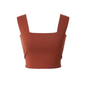 Boutique Cinnamon Square Neck Tank Top